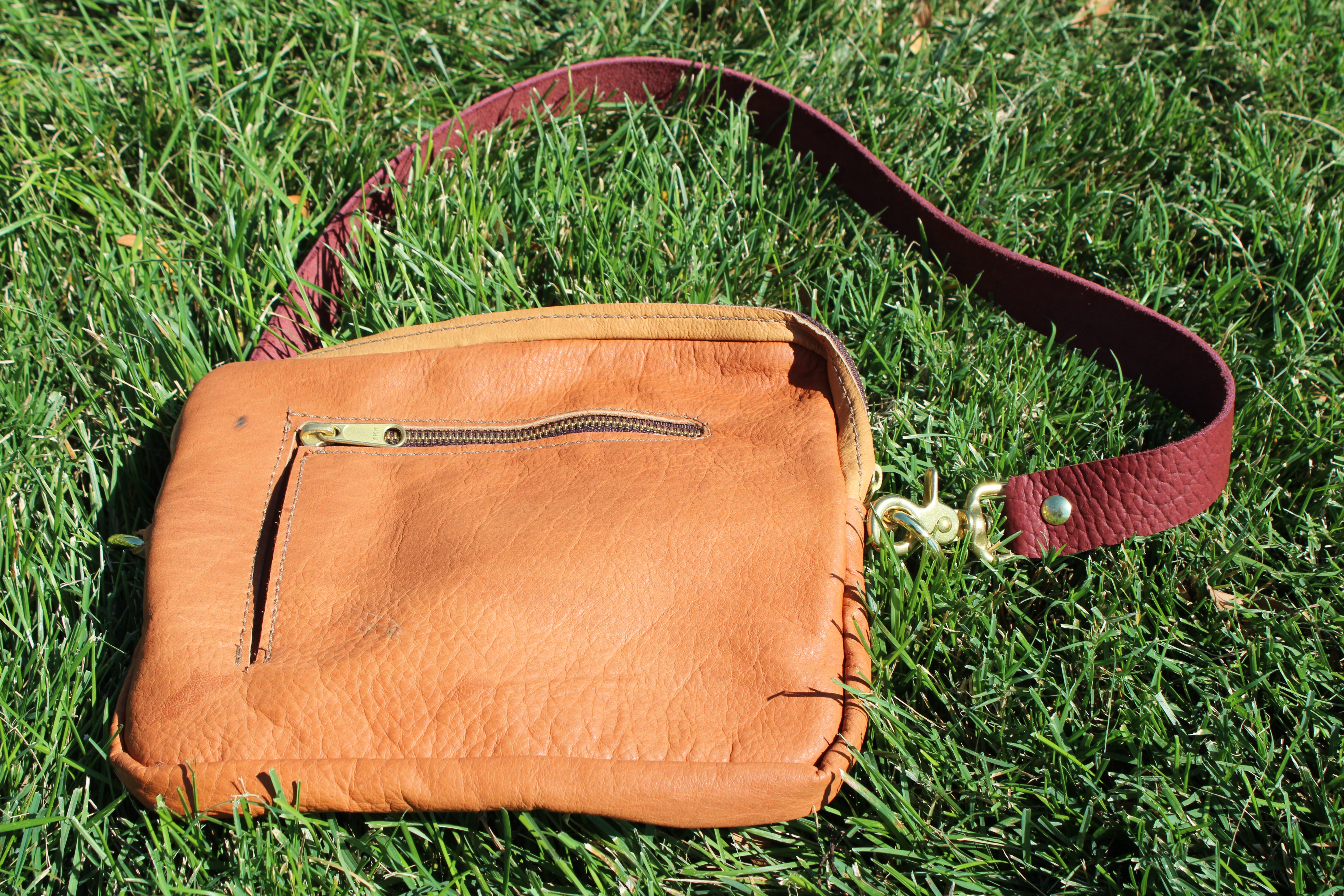 Collection of Crossbody Bag with Front Zipper in a gallery layout