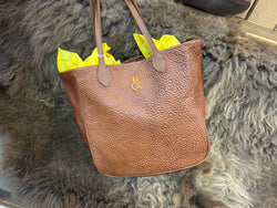 Collection of Brown Bison Tote with Custom Embroidery. in a gallery layout